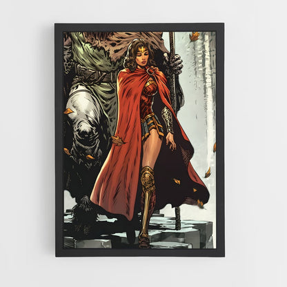 ap-wonder woman-7 cadre Noir