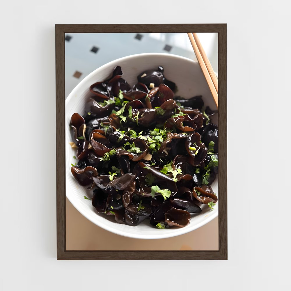 ap-wood ear-1 cadre Bois foncé