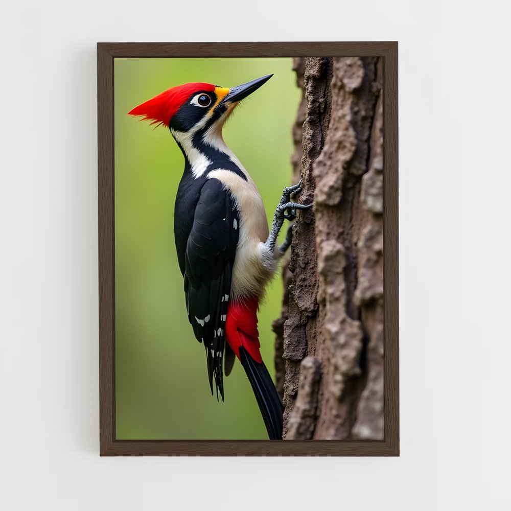 ap-woodpecker-1 cadre Bois foncé