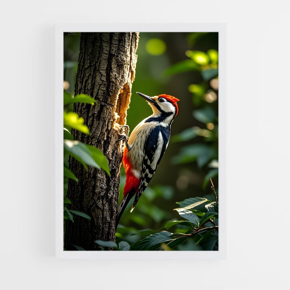 ap-woodpecker-9 cadre Blanc