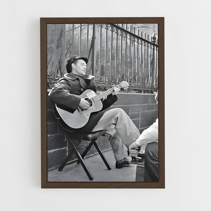 ap-woody guthrie-1 cadre Bois foncé