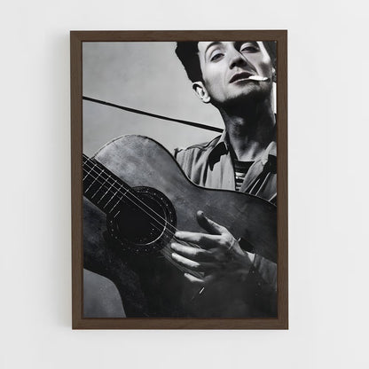 ap-woody guthrie-2 cadre Bois foncé