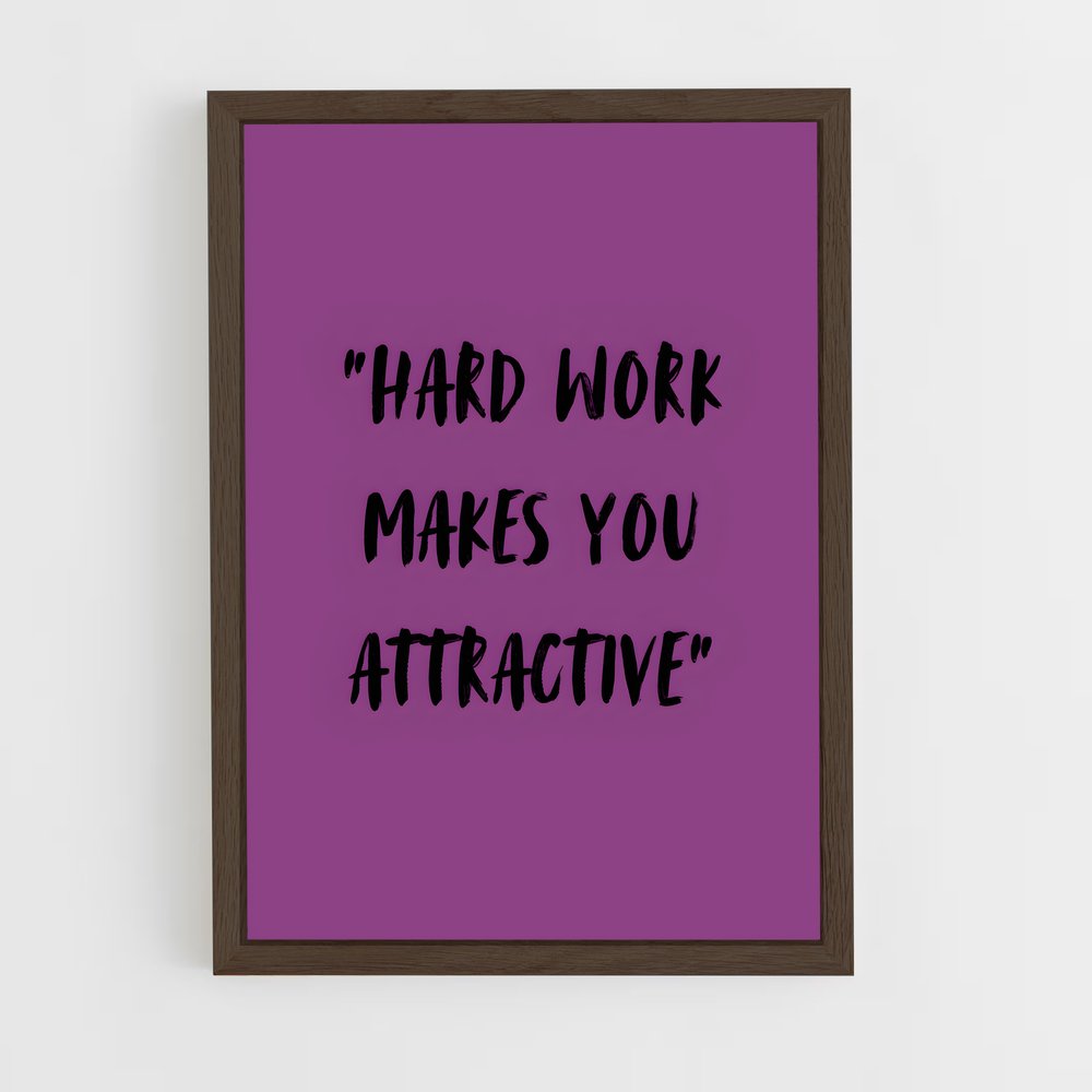 ap-work hard-1 cadre Bois foncé