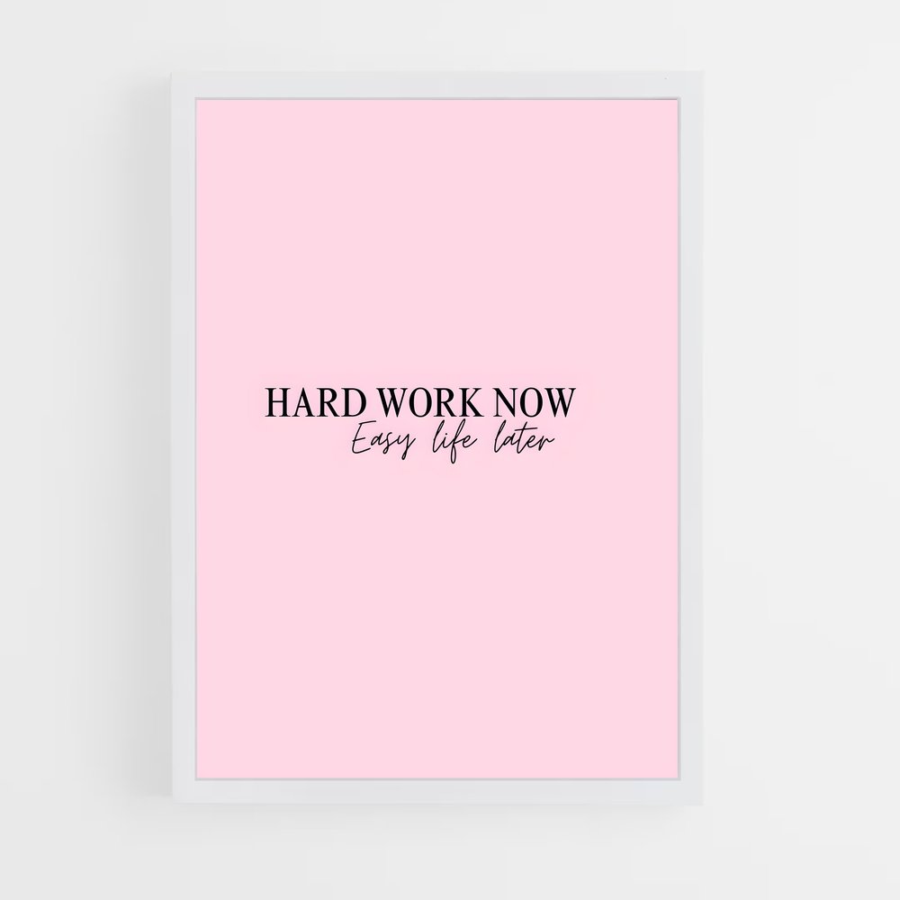 ap-work hard-2 cadre Blanc