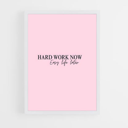 ap-work hard-2 cadre Blanc