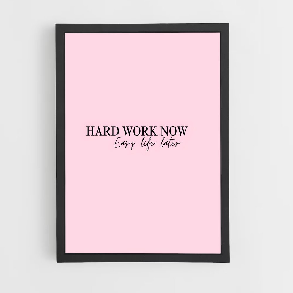 ap-work hard-2 cadre Noir