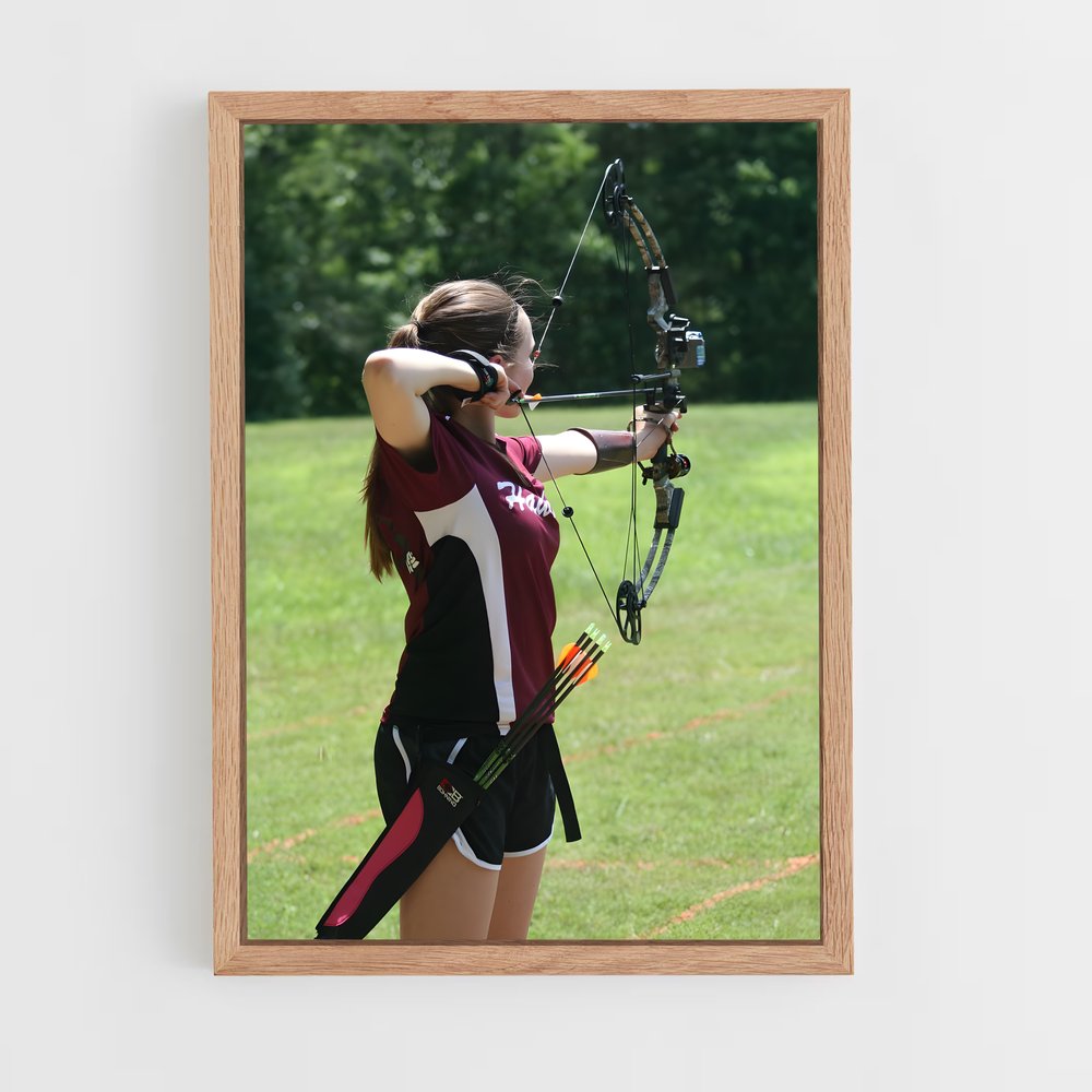 ap-world archery championships-1 cadre Bois clair