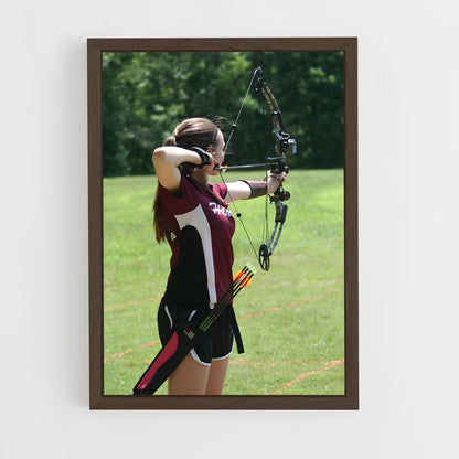 ap-world archery championships-1 cadre Bois foncé