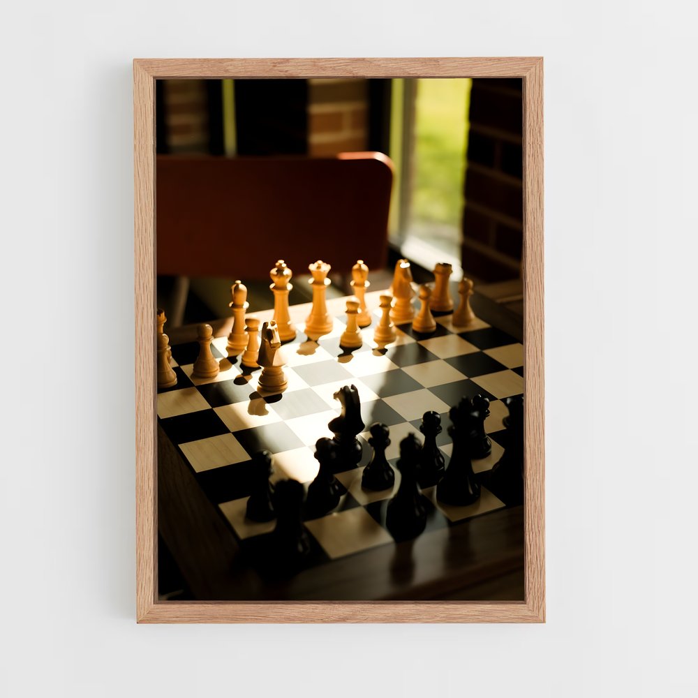 ap-world chess championship-5 cadre Bois clair