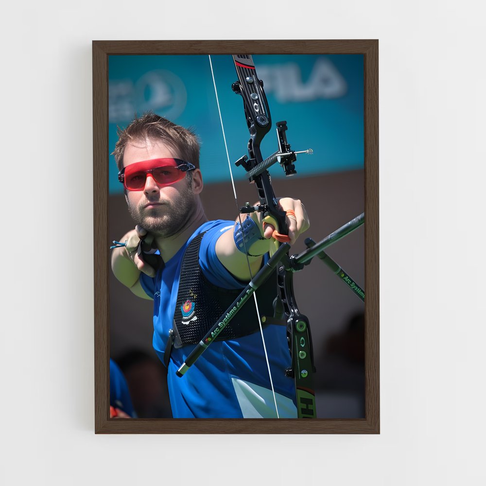 ap-world cup archery-1 cadre Bois foncé