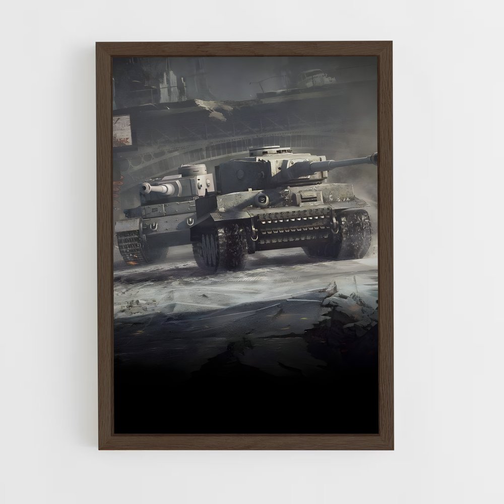 ap-world of tanks-4 cadre Bois foncé