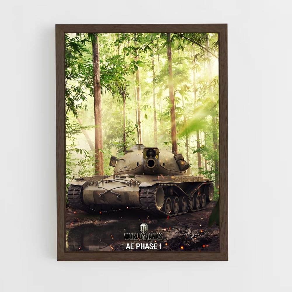 ap-world of tanks-5 cadre Bois foncé