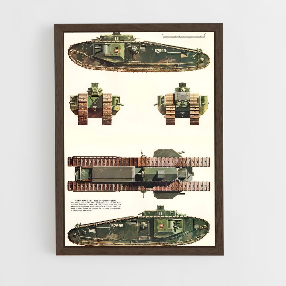 ap-world of tanks-6 cadre Bois foncé