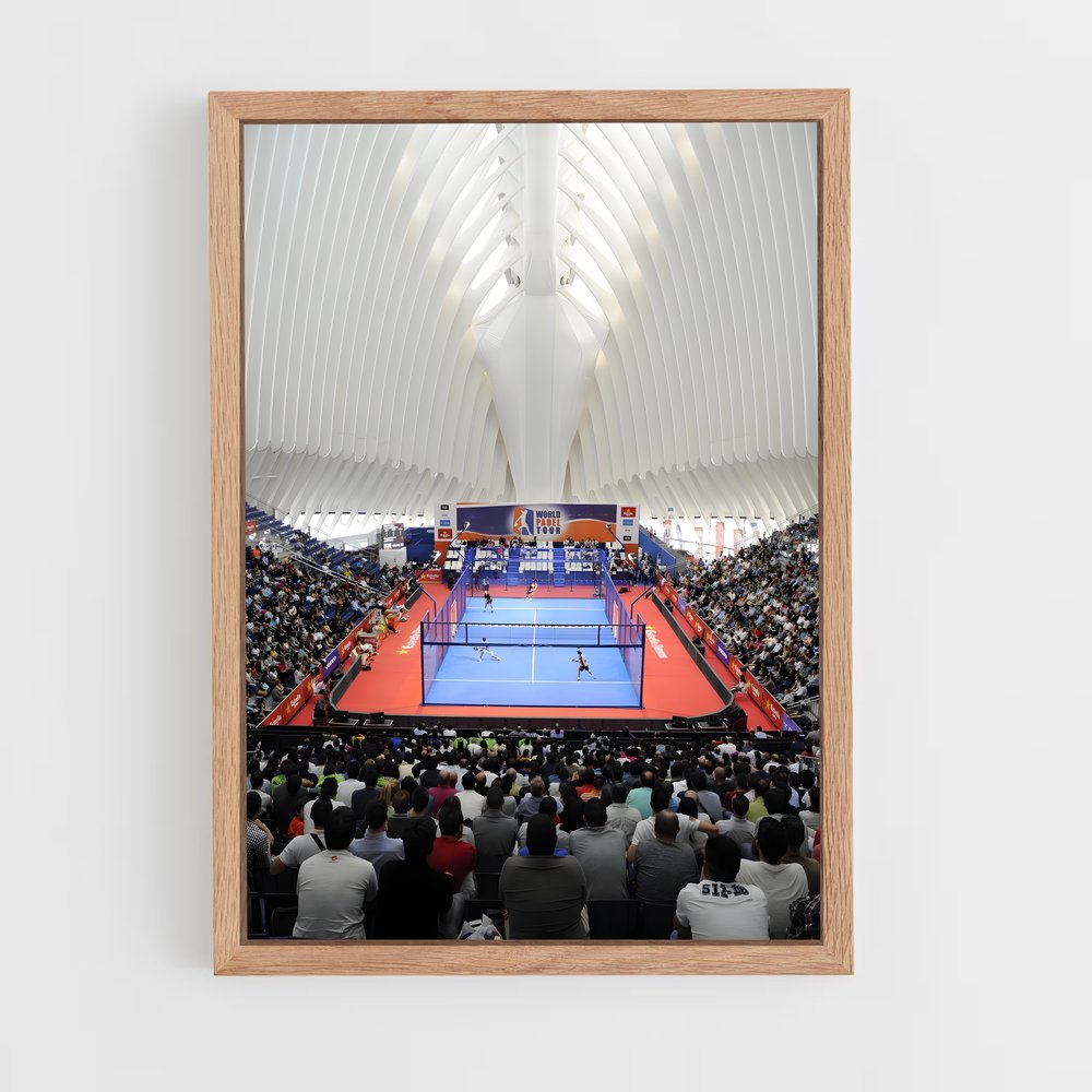 ap-world padel tour-1 cadre Bois clair