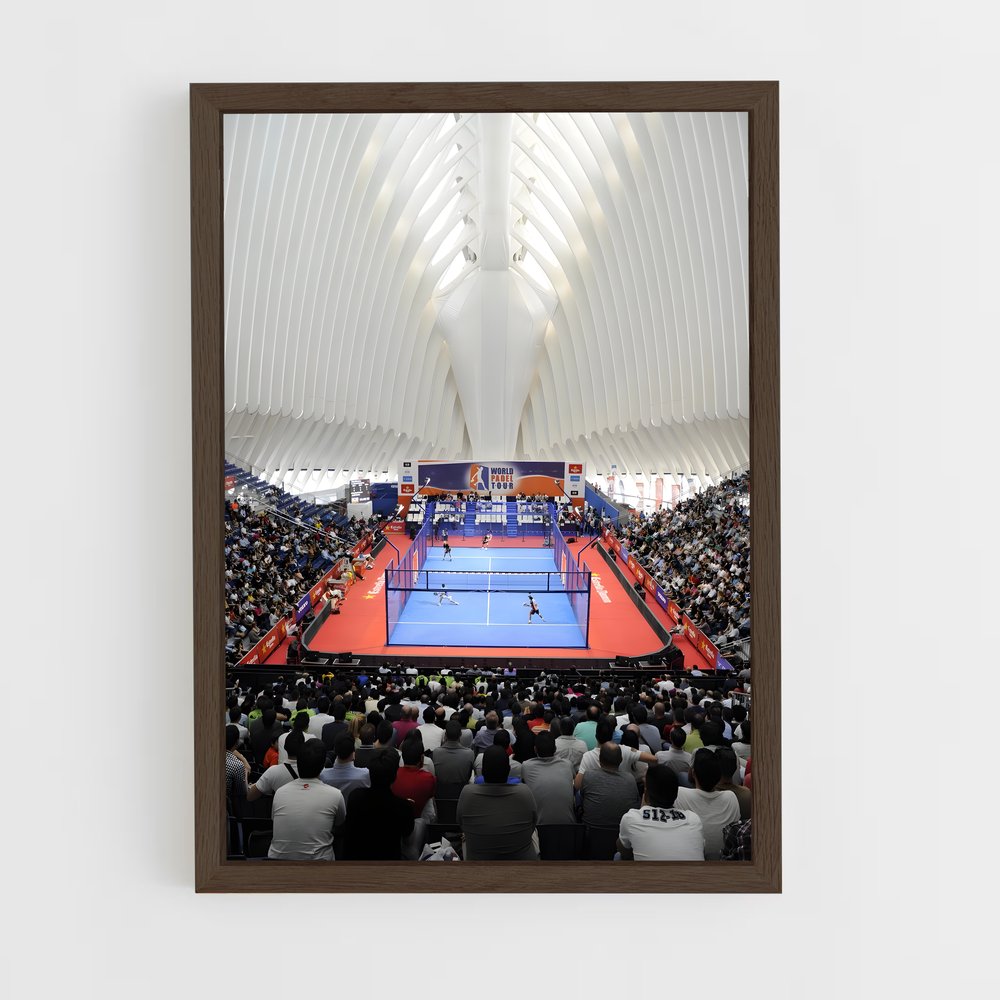 ap-world padel tour-1 cadre Bois foncé