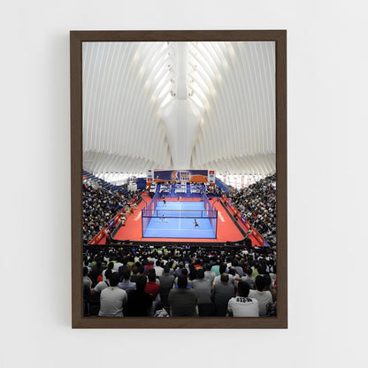ap-world padel tour-1 cadre Bois foncé