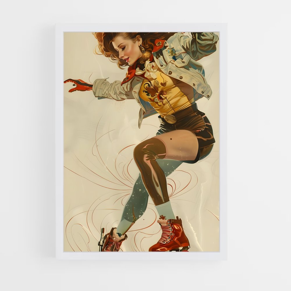 ap-world roller games artistic-3 cadre Blanc