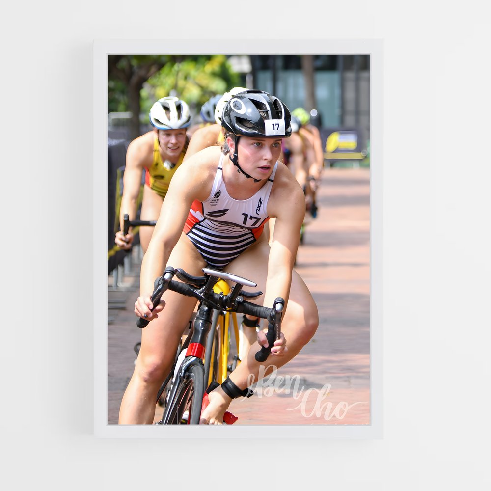 ap-world triathlon championship series-2 cadre Blanc