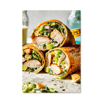 Poster Rouleau de Poulet
