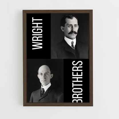 ap-wright brothers-1 cadre Bois foncé