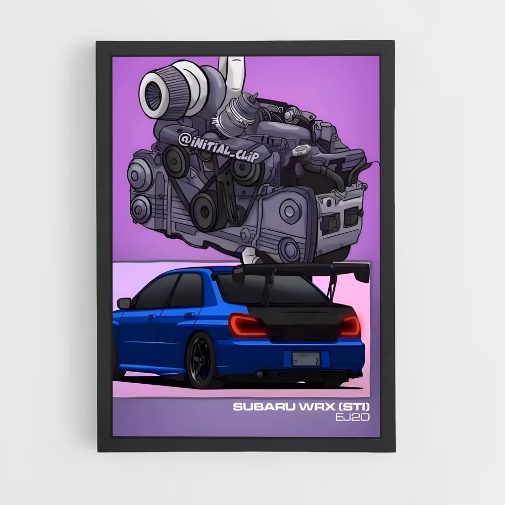 ap-wrx sti-1 cadre Noir