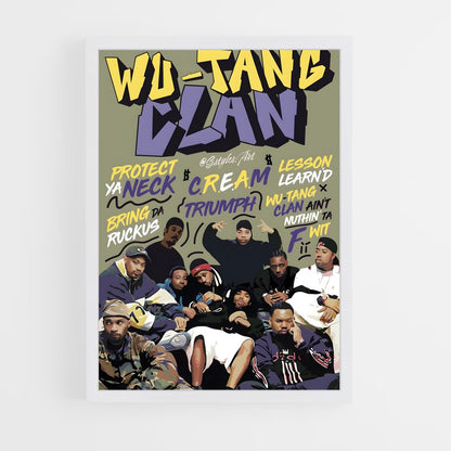 ap-wu-tang clan-2 cadre Blanc