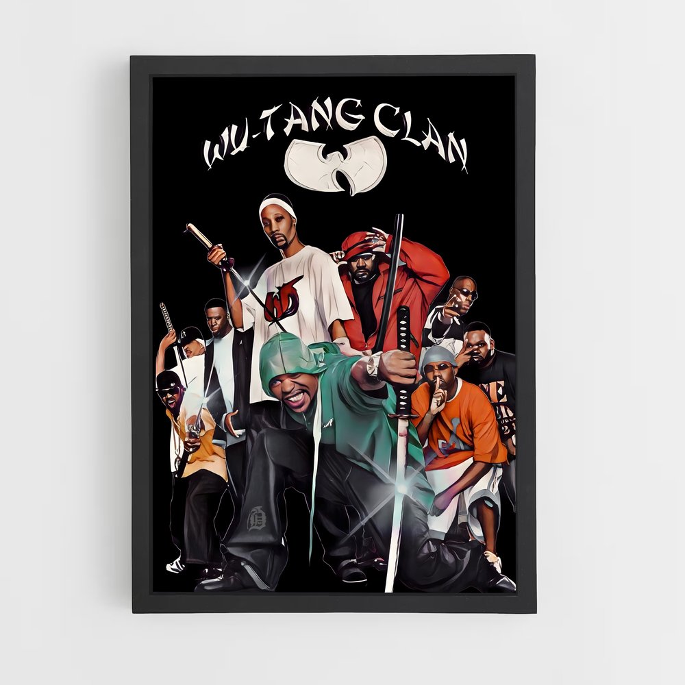 ap-wu-tang clan-3 cadre Noir