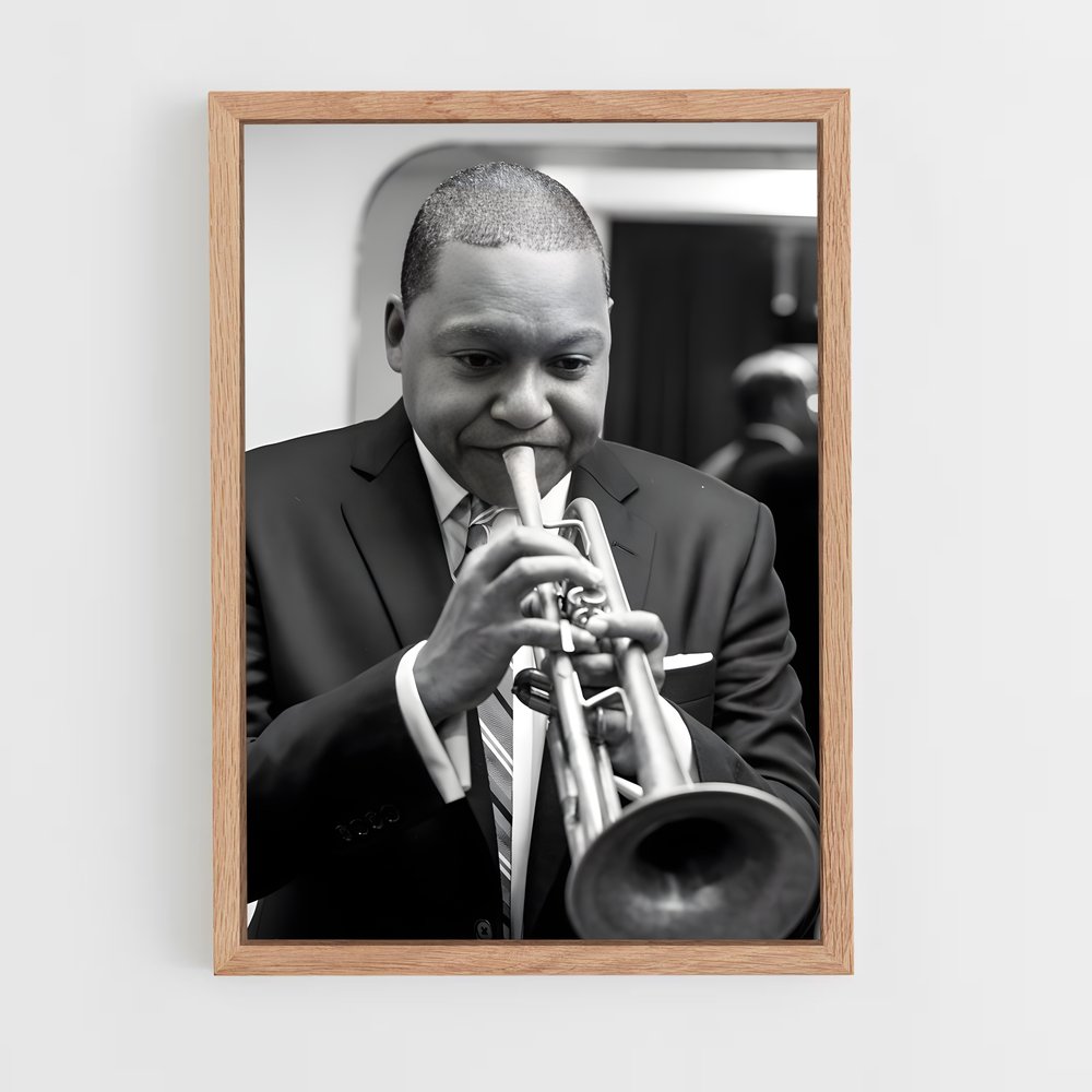ap-wynton marsalis-1 cadre Bois clair