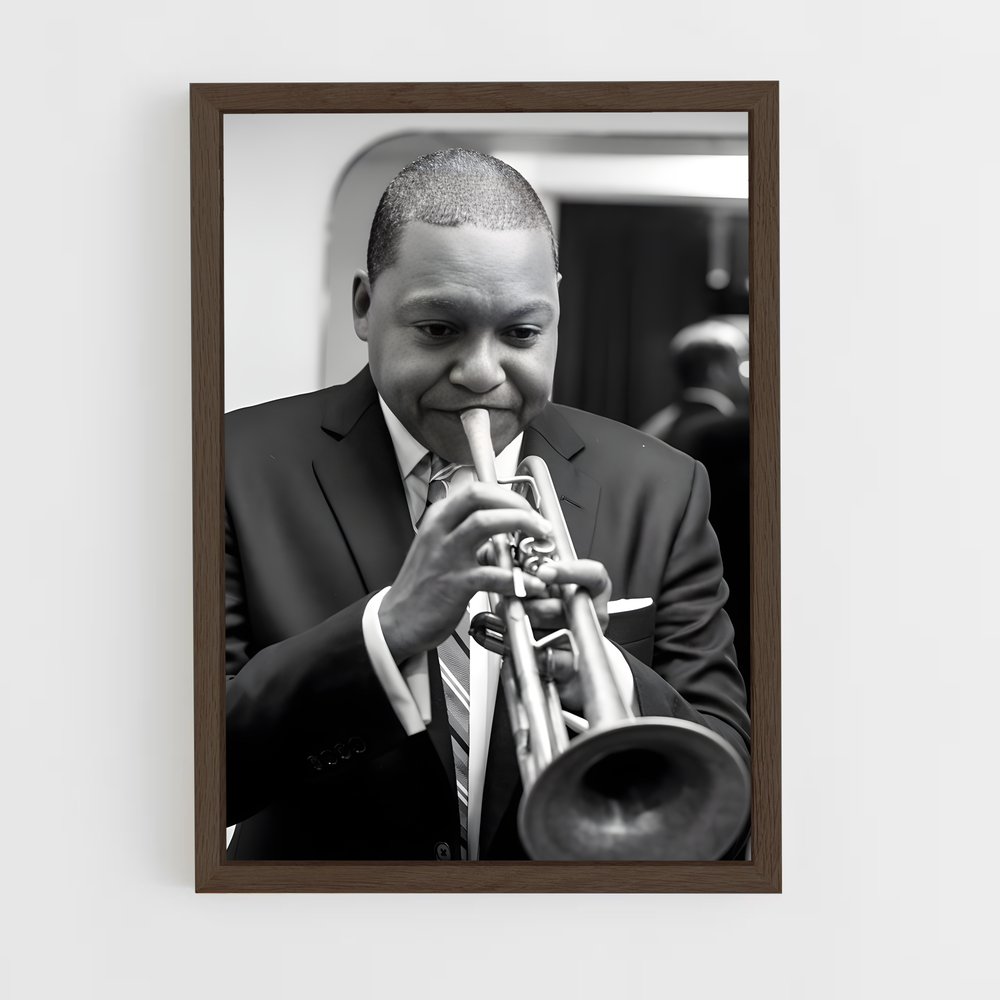 ap-wynton marsalis-1 cadre Bois foncé
