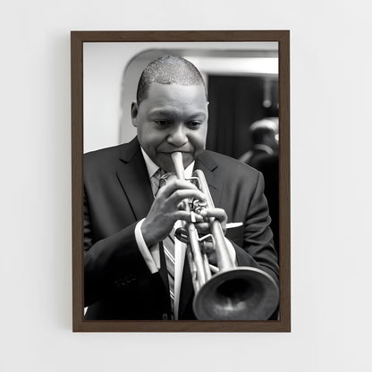 ap-wynton marsalis-1 cadre Bois foncé