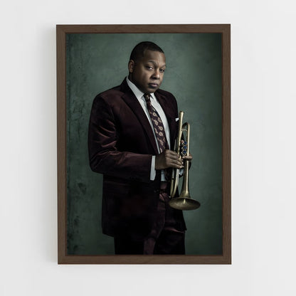 ap-wynton marsalis-2 cadre Bois foncé