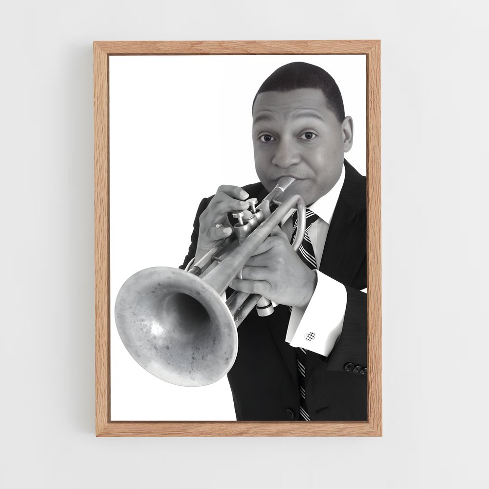 ap-wynton marsalis-3 cadre Bois clair