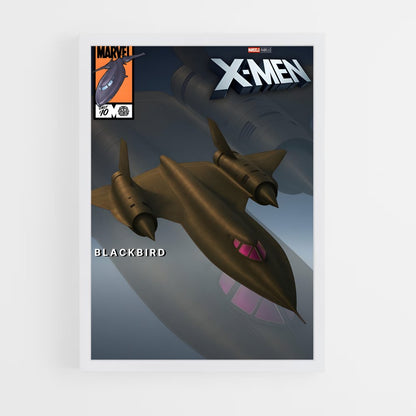 ap-x-men blackbird-1 cadre Blanc