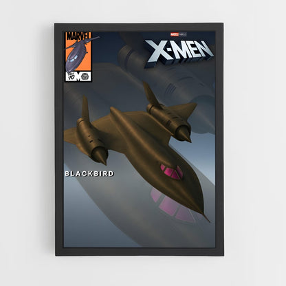 ap-x-men blackbird-1 cadre Noir