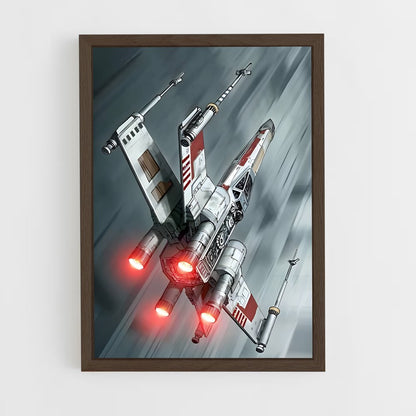 ap-x-wing-2 cadre Bois foncé