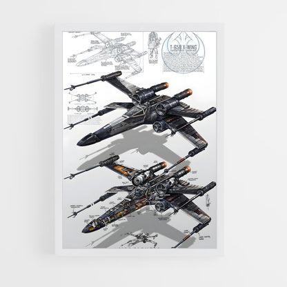 ap-x-wing-3 cadre Blanc