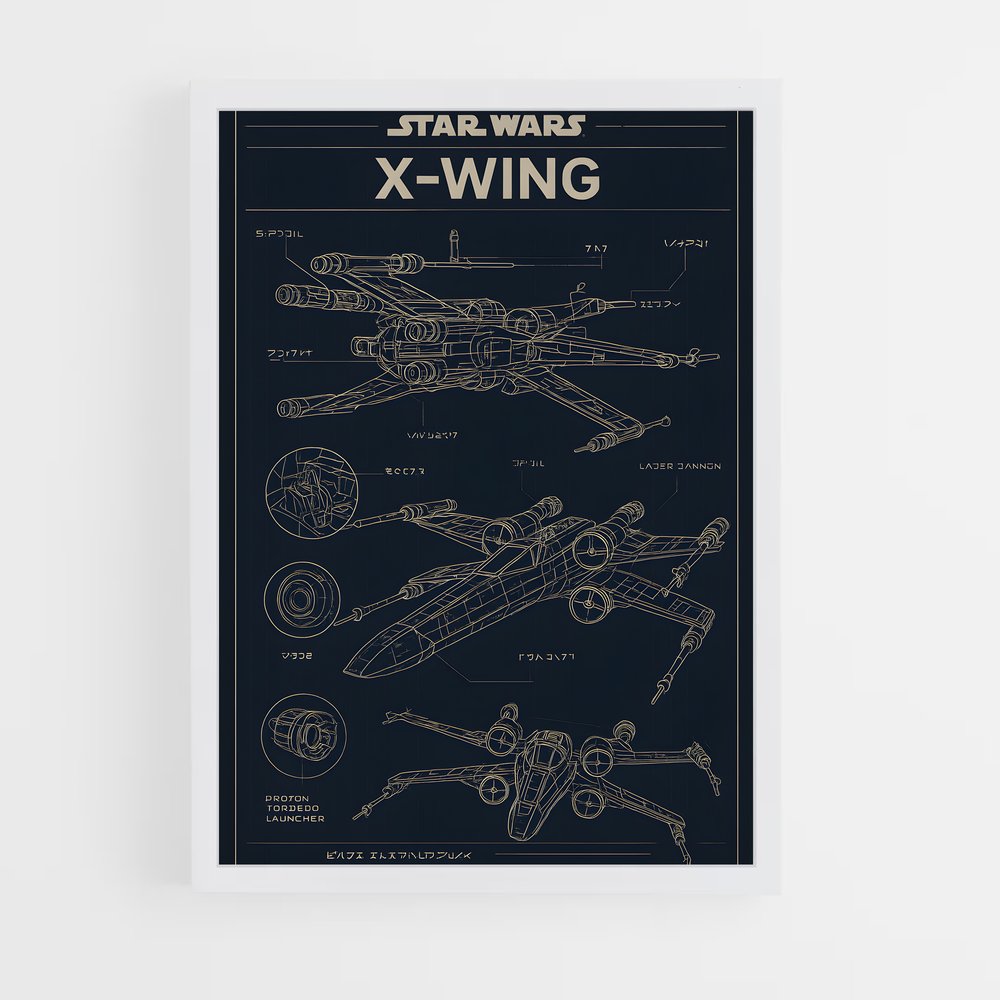 ap-x-wing-5 cadre Blanc