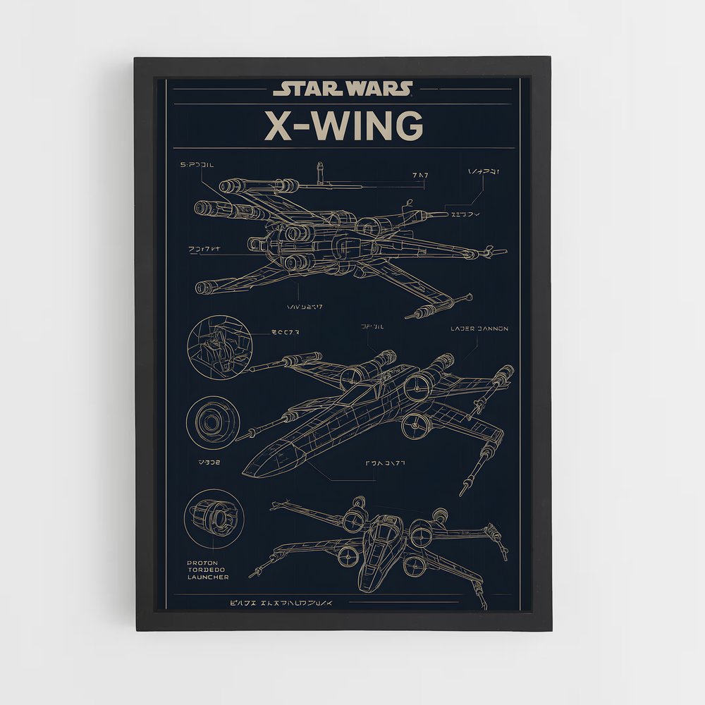 ap-x-wing-5 cadre Noir