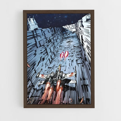 ap-x-wing-7 cadre Bois foncé