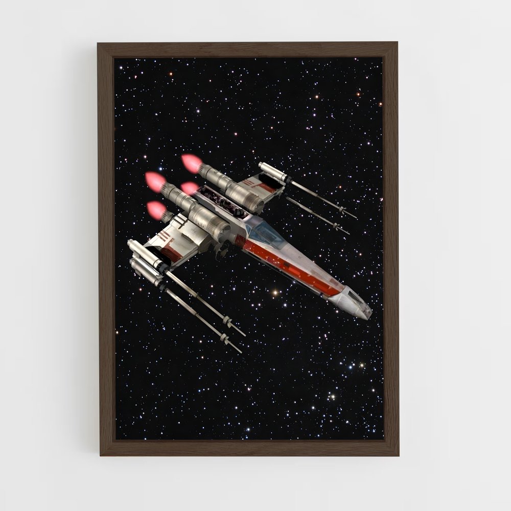 ap-x-wing-9 cadre Bois foncé