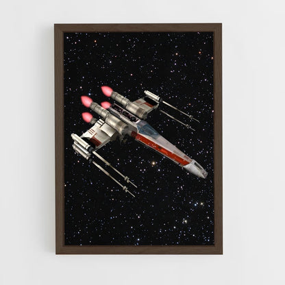 ap-x-wing-9 cadre Bois foncé