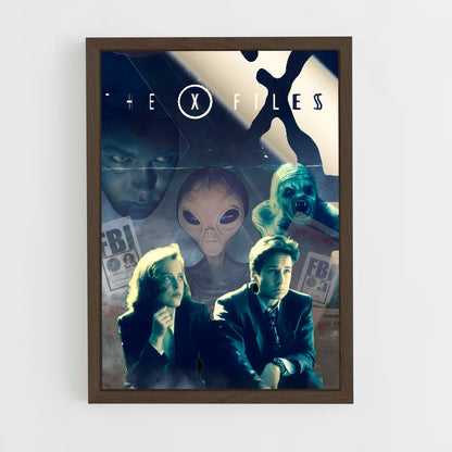 ap-x files-3 cadre Bois foncé