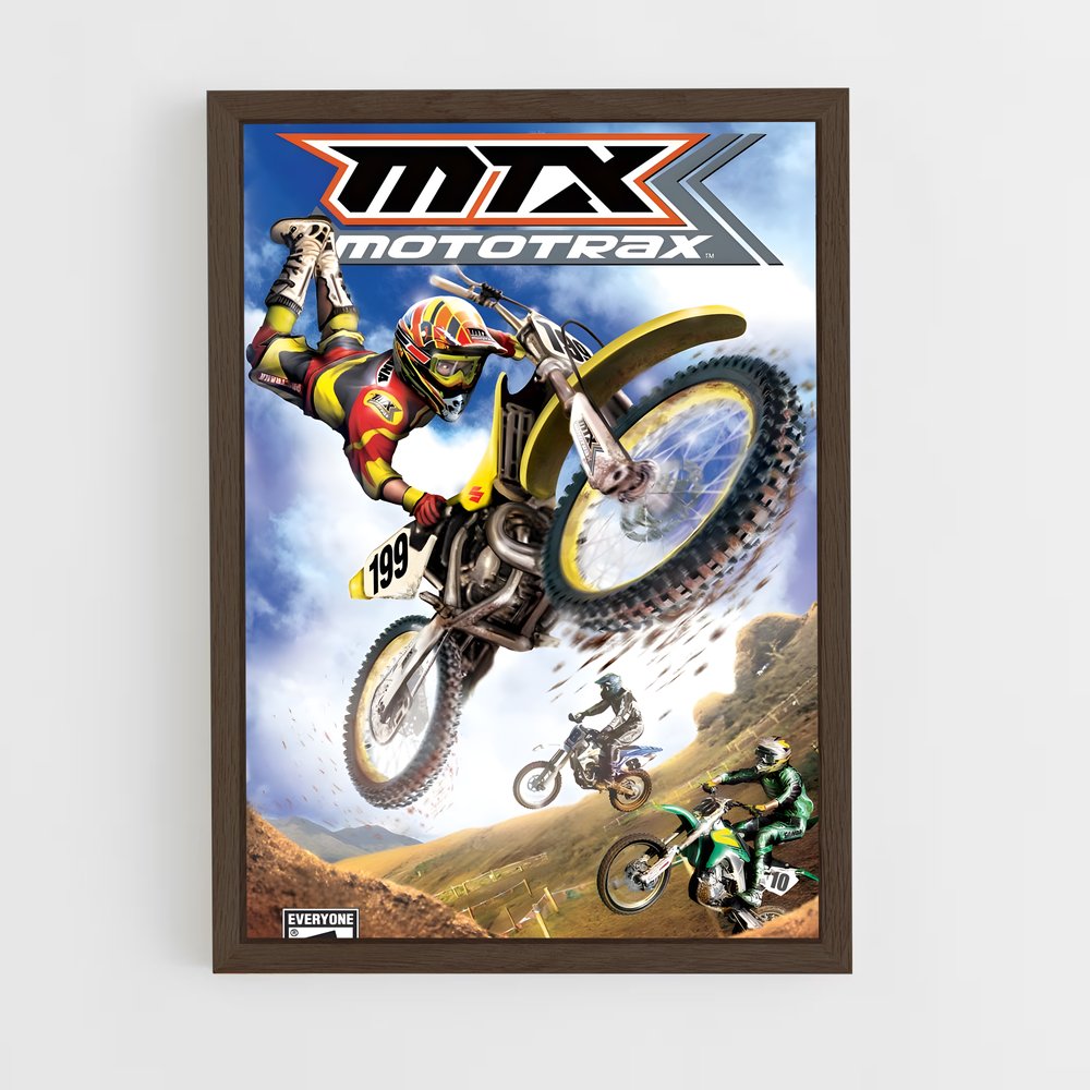 ap-x games motocross-1 cadre Bois foncé