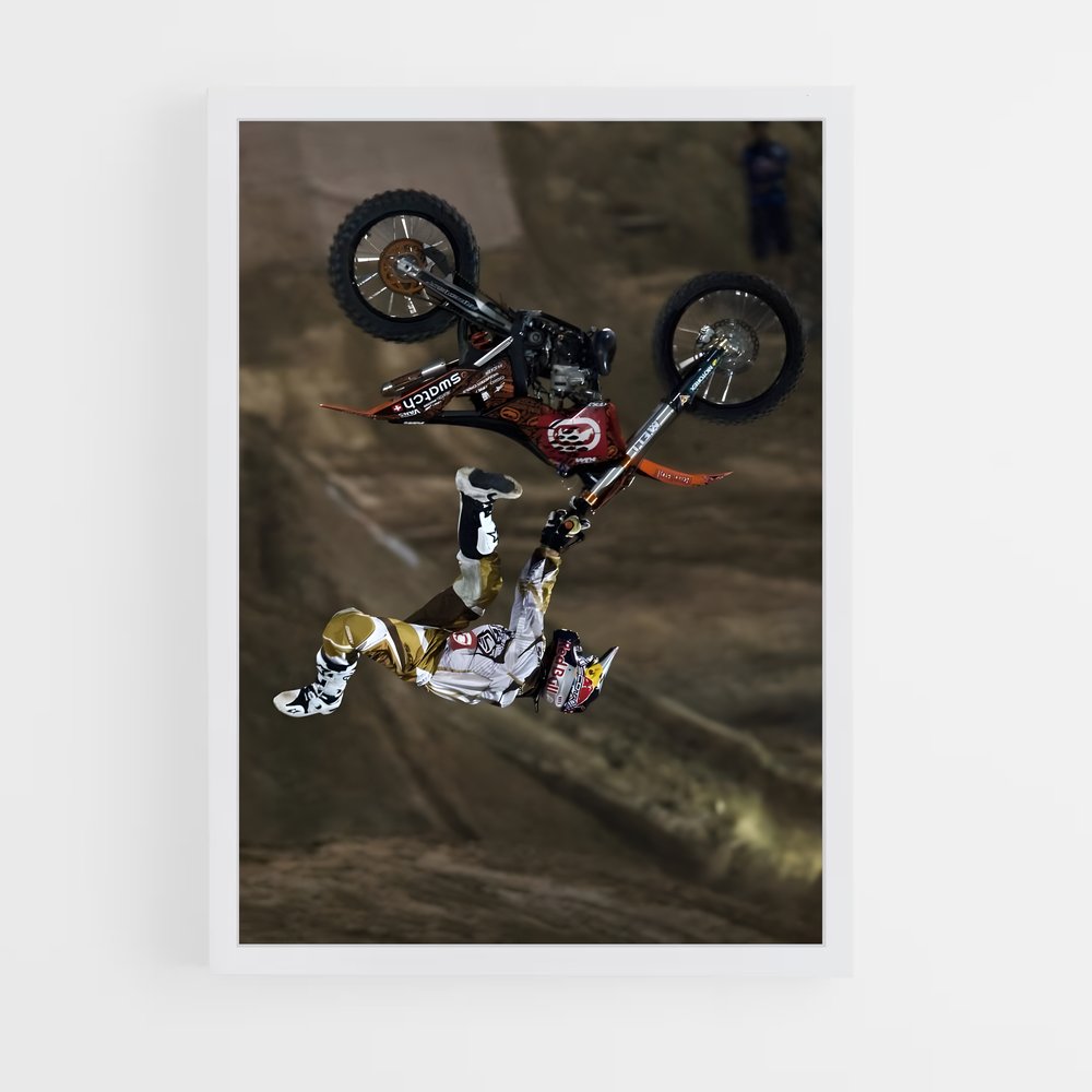 ap-x games motocross-4 cadre Blanc