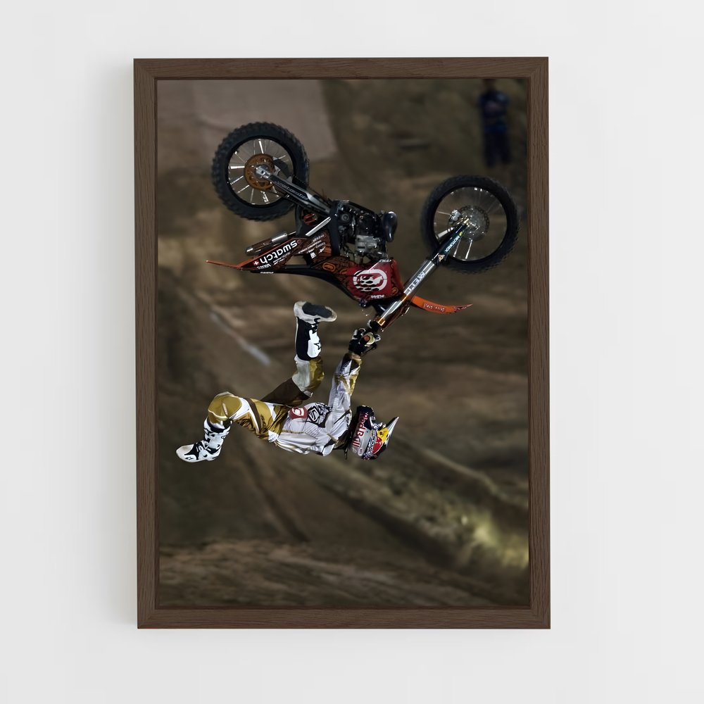 ap-x games motocross-4 cadre Bois foncé