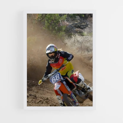 ap-x games motocross-6 cadre Blanc