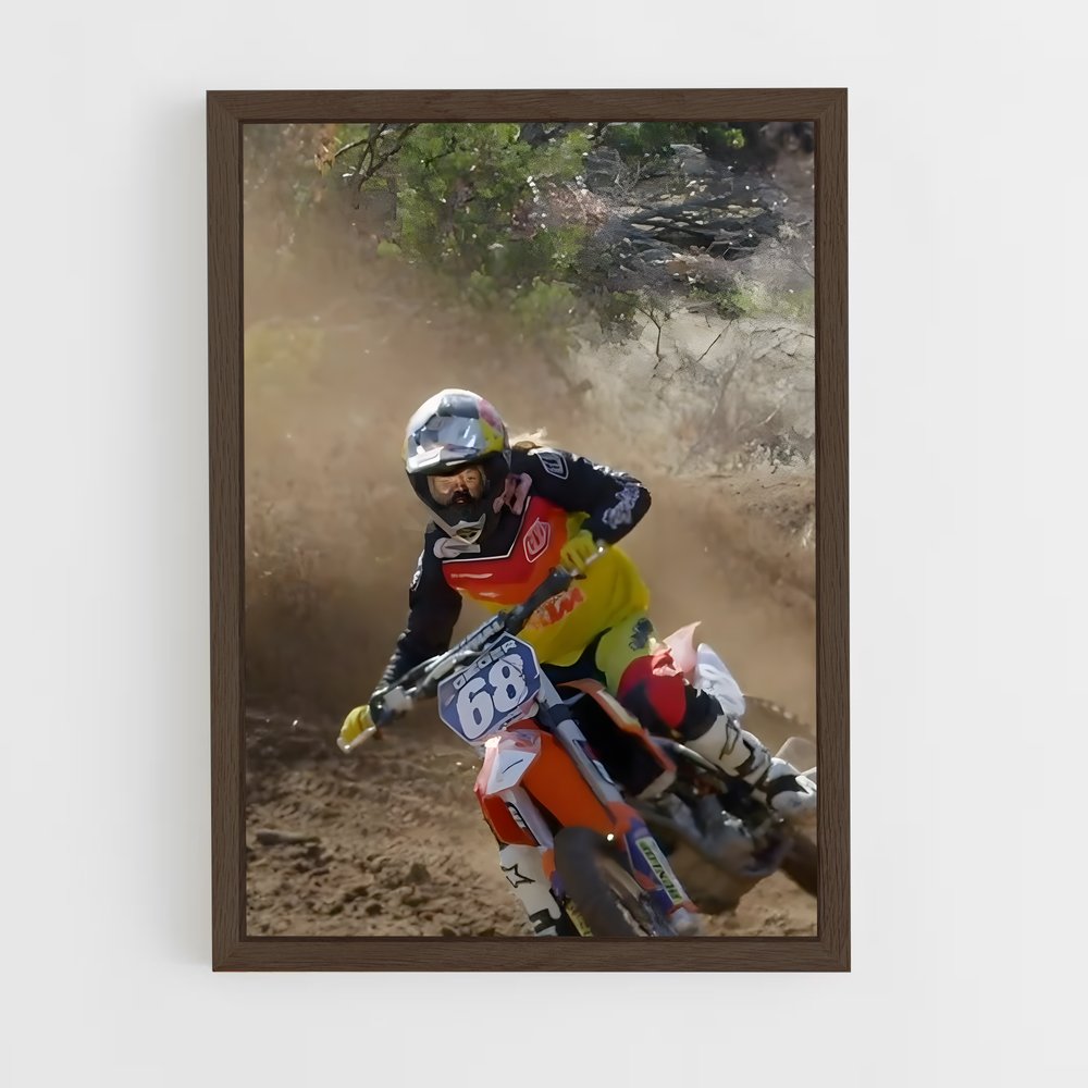 ap-x games motocross-6 cadre Bois foncé