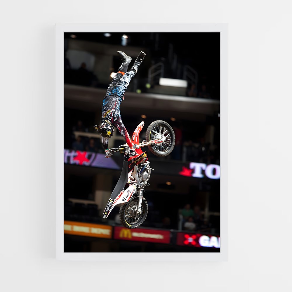 ap-x games motocross-9 cadre Blanc