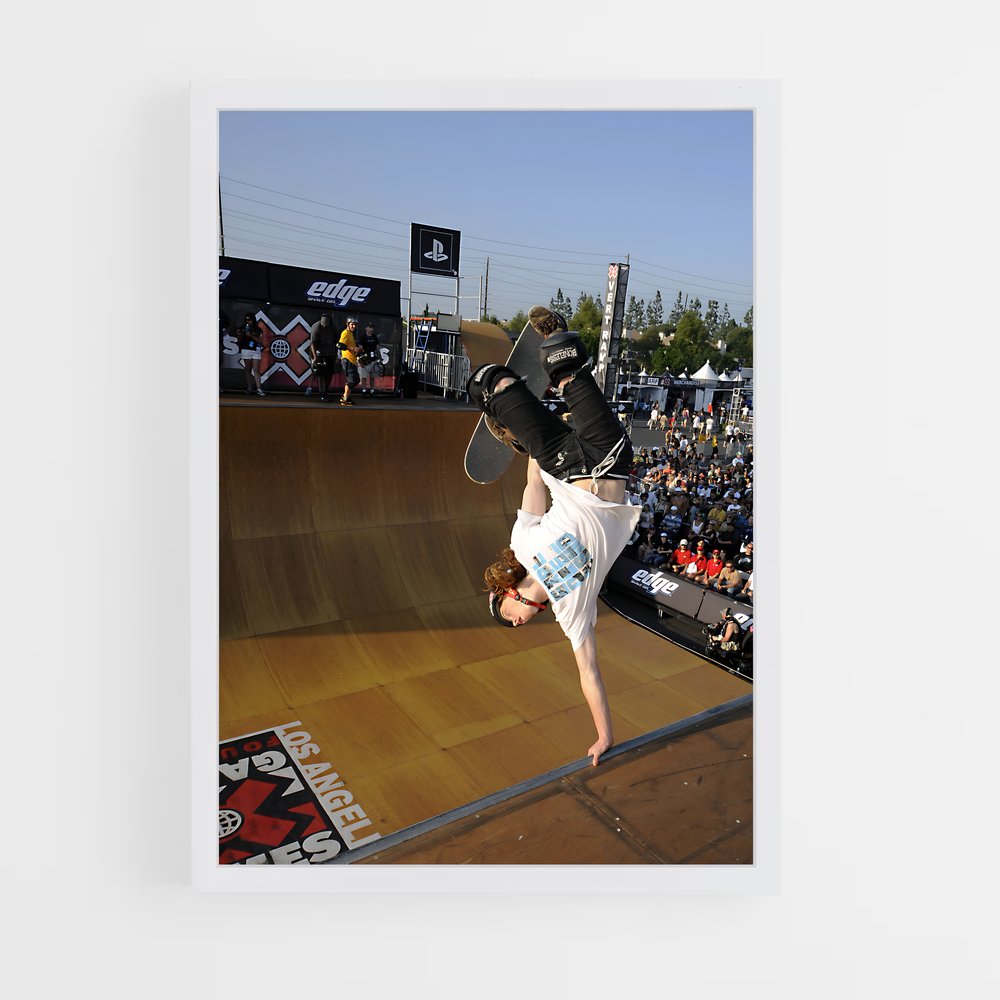 ap-x games skateboard-1 cadre Blanc