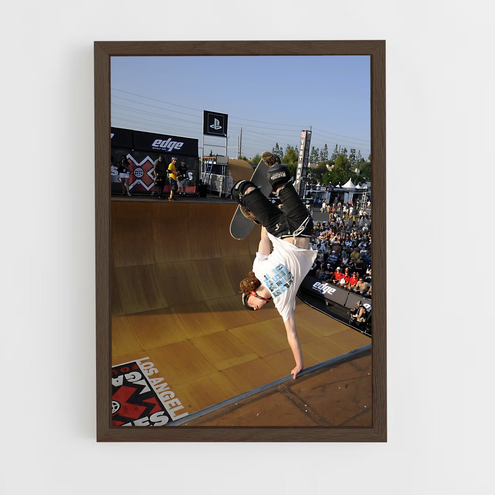 ap-x games skateboard-1 cadre Bois foncé